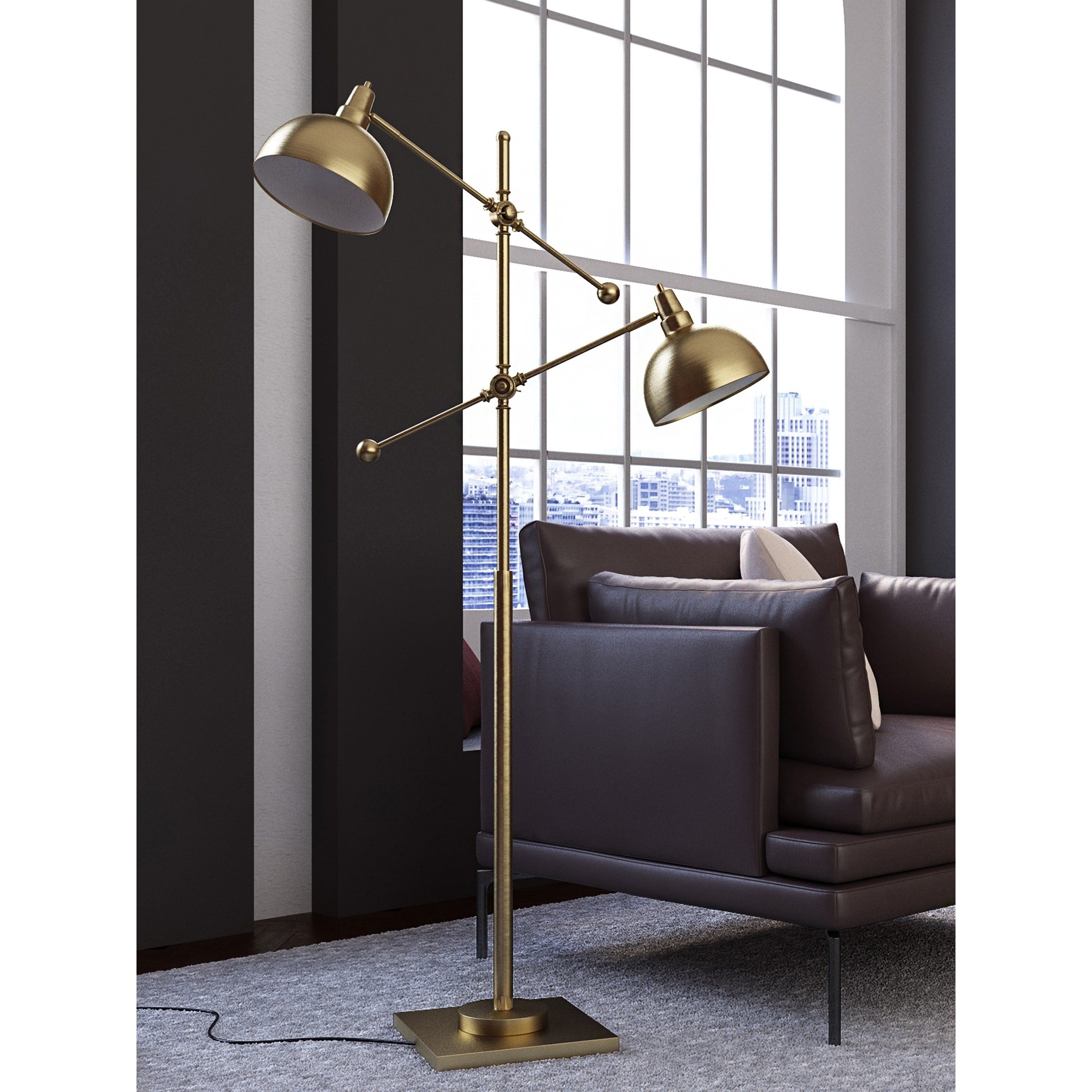 Lite Source Cupola 2 Light Floor Lamp