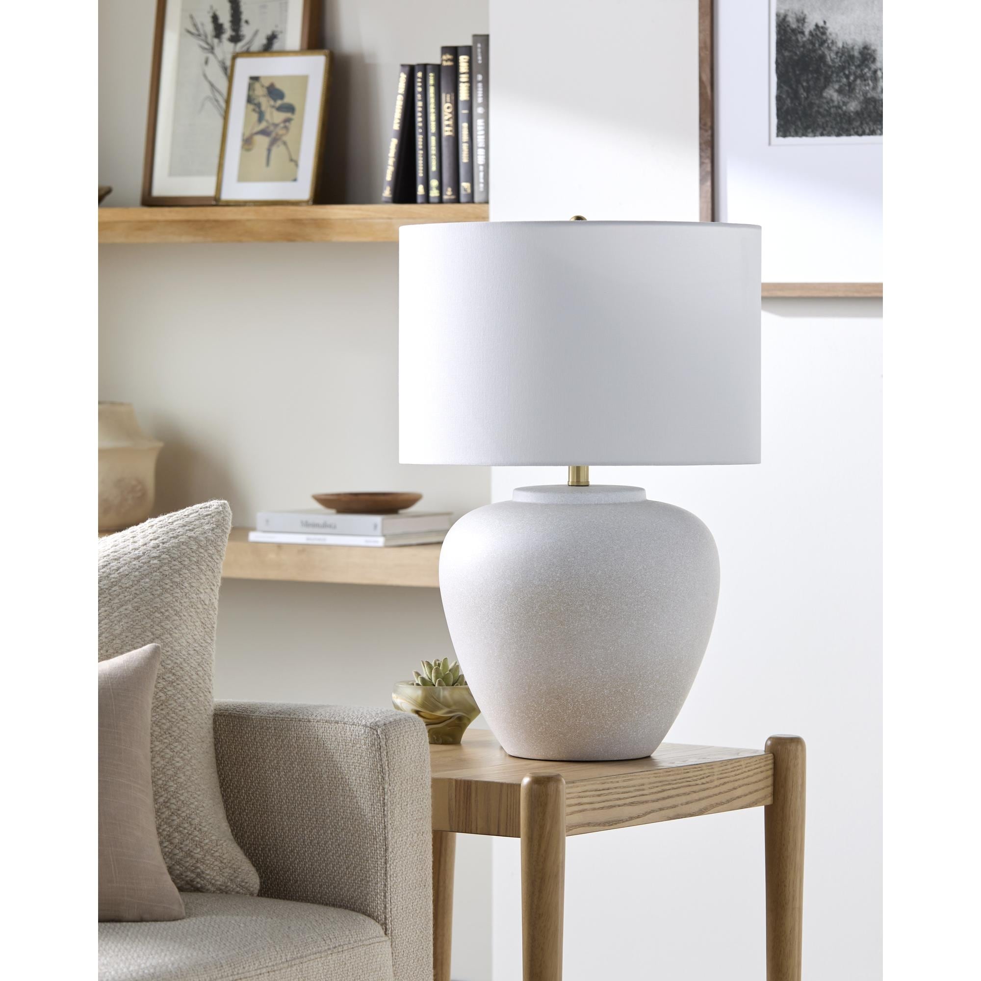 Livabliss Awaroa Traditional Accent Table Lamp 25 H X 17 W X 17 D