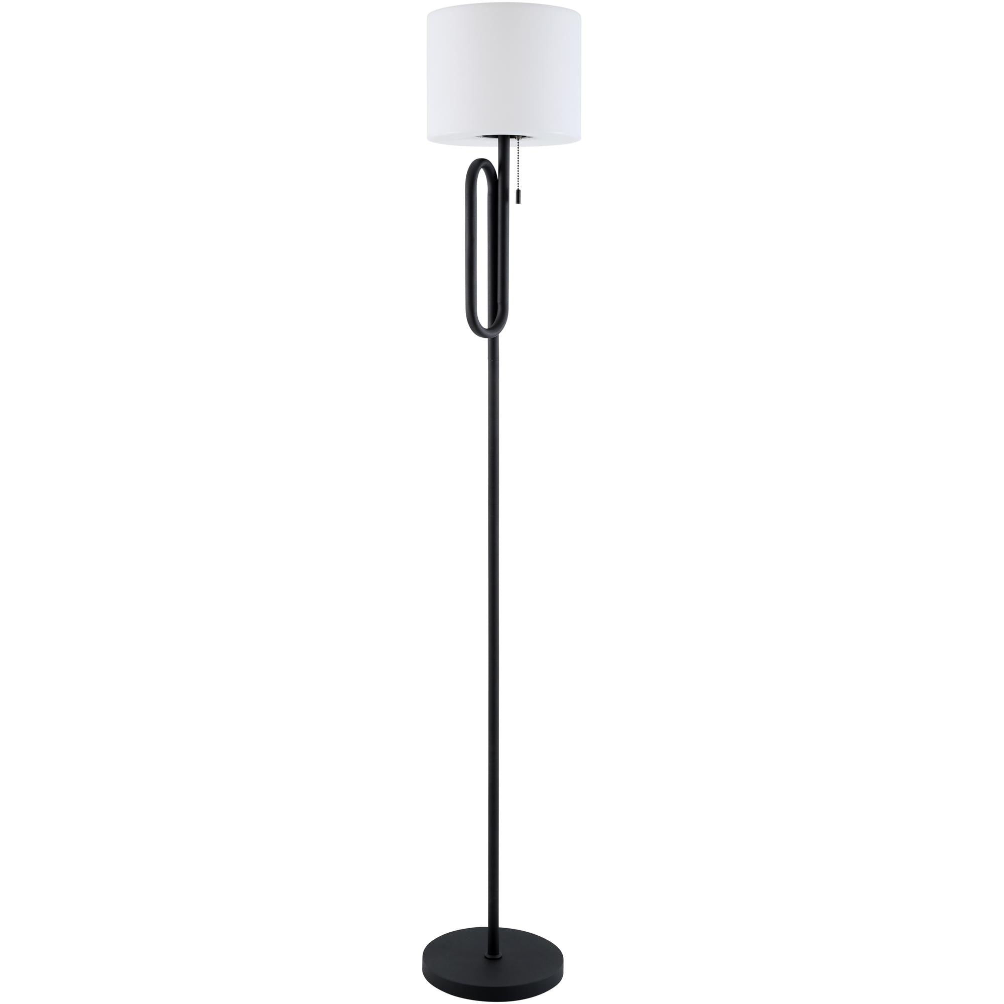 Livabliss Clamora Modern Accent Floor Lamp 60 H X 10 W X 10 D