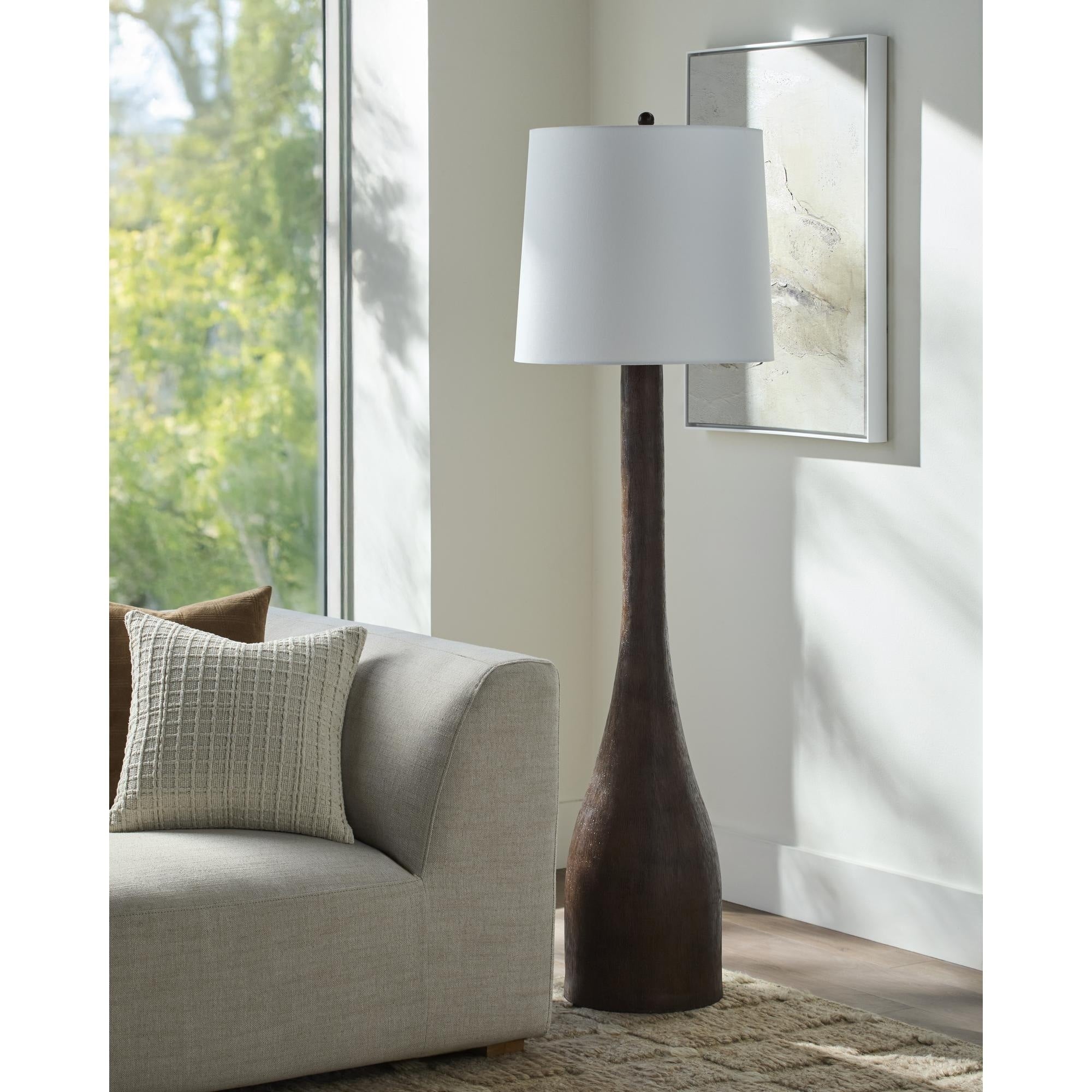 Livabliss Fonce Traditional Accent Floor Lamp 68 H X 19 W X 19 D