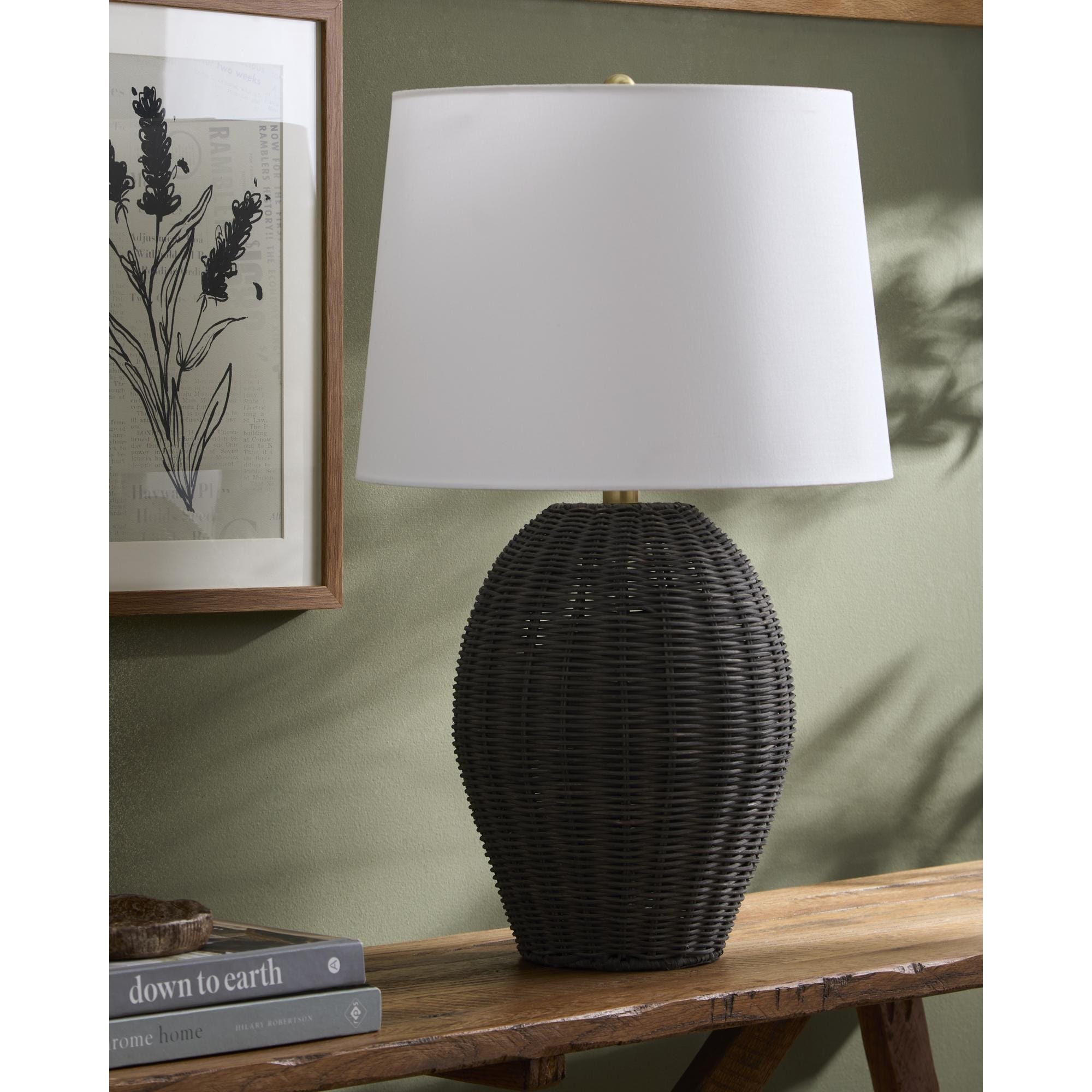 Livabliss Jacaranda Global Accent Floor Lamp 24 H X 14 W X 14 D