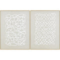 Livabliss Lines Modern Framed Art Set Of 2