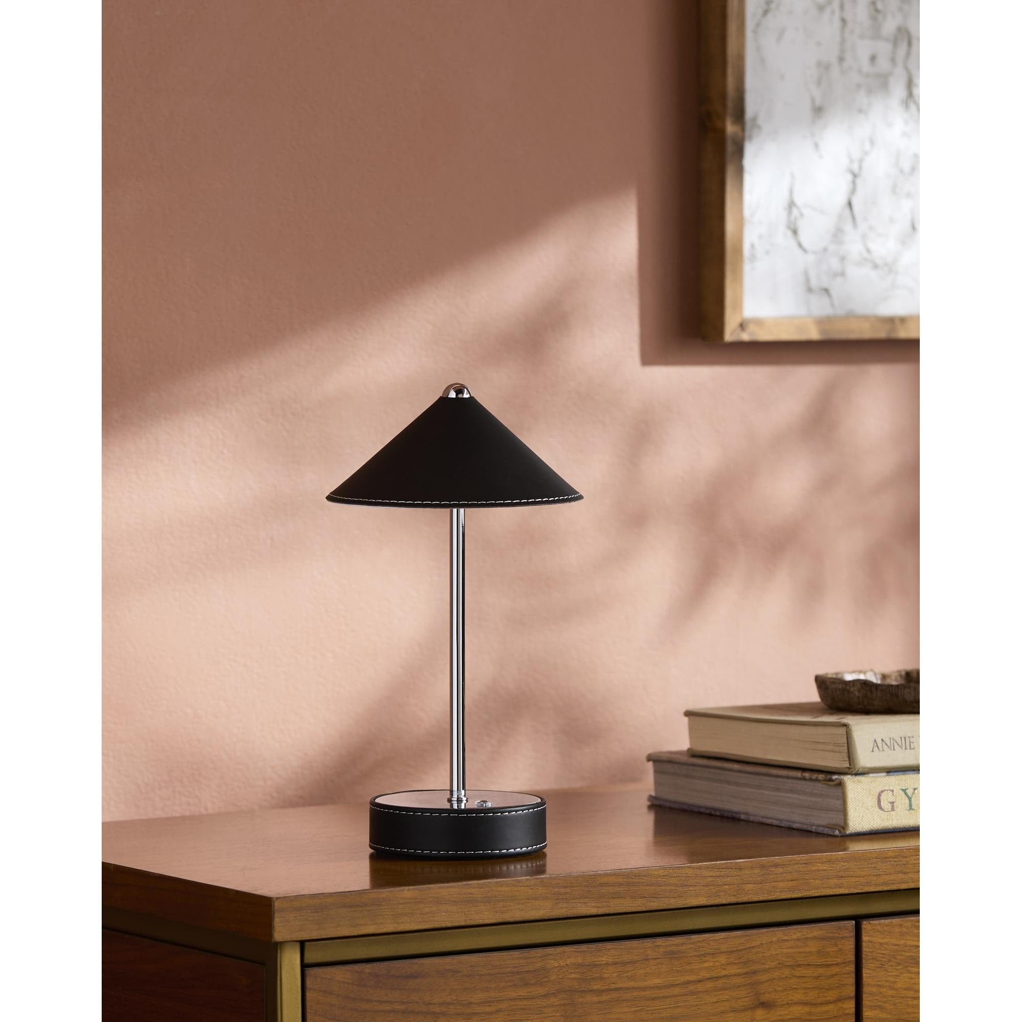 Livabliss Nomelle Modern Accent Table Lamp 11 H X 6 W X 6 D