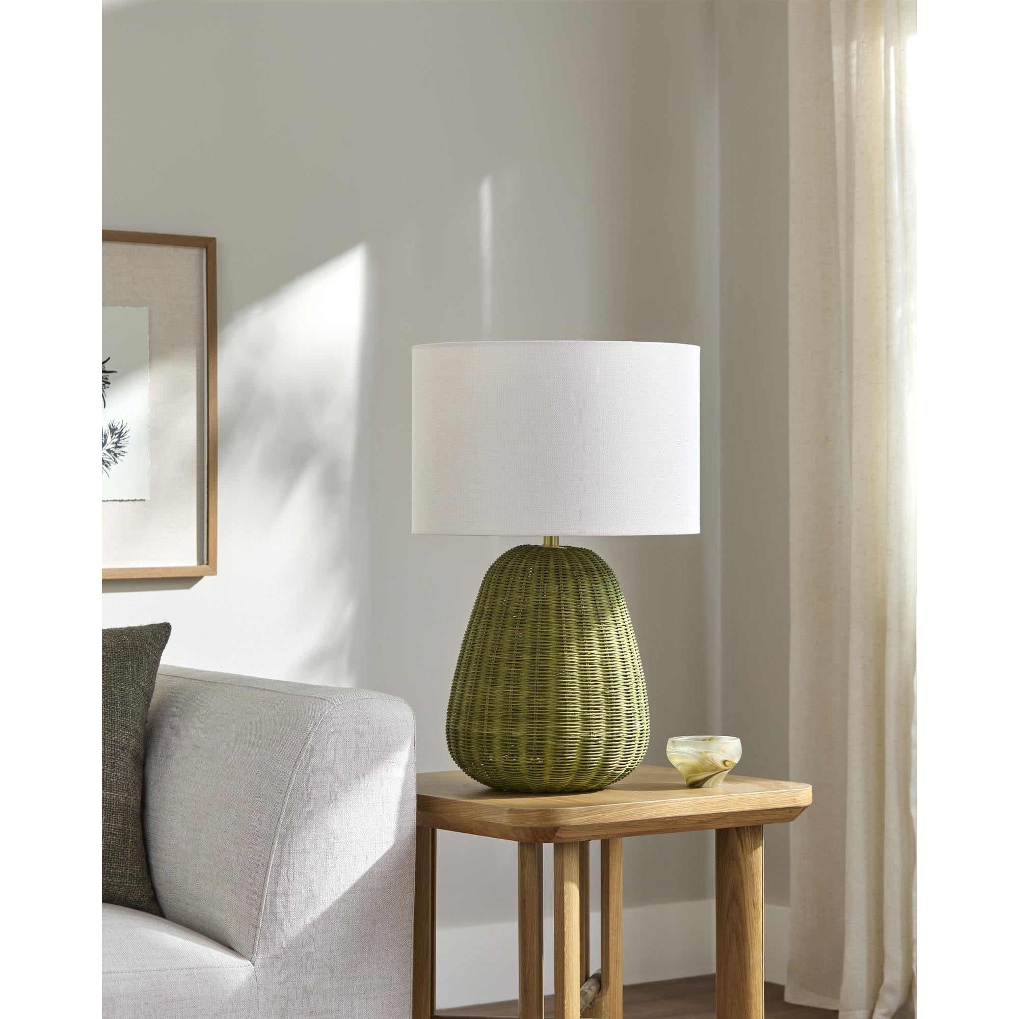 Livabliss Olira Global Accent Table Lamp 28 H X 17 W X 17 D