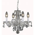 Living District Azalea Collection Chrome 4 Light Pendant