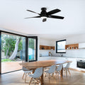 Living Room Ceiling Fan With Led Light Remote Control