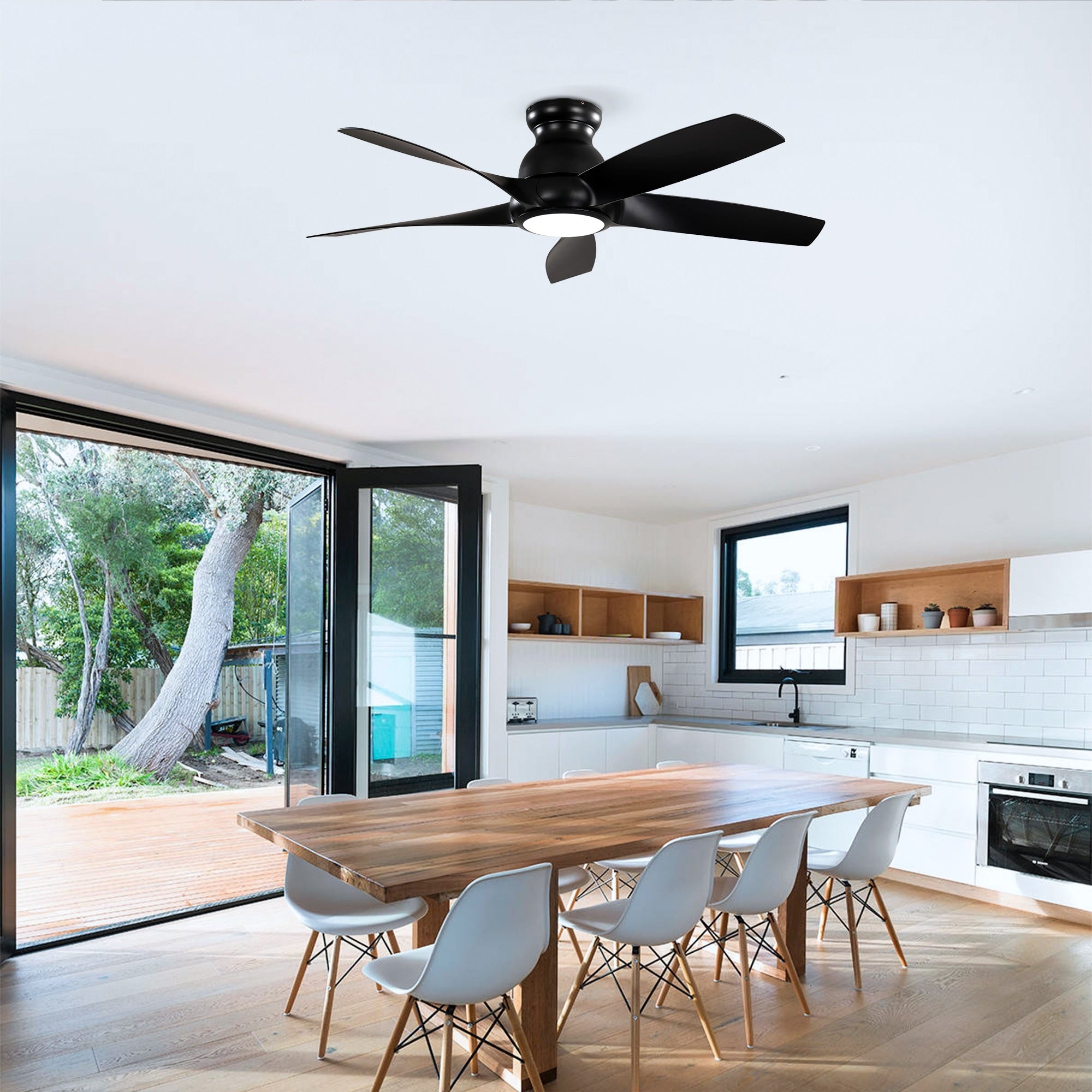 Living Room Ceiling Fan With Led Light Remote Control