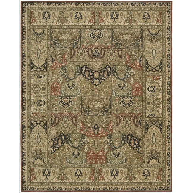 Living Treasures Multicolor Wool Runner Rug 26 X 12 Runner