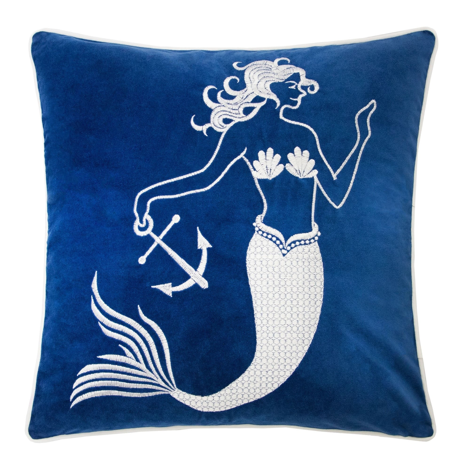 Liz Mermaid Set Of 2 Indoor Throw Pillow 20 X20
