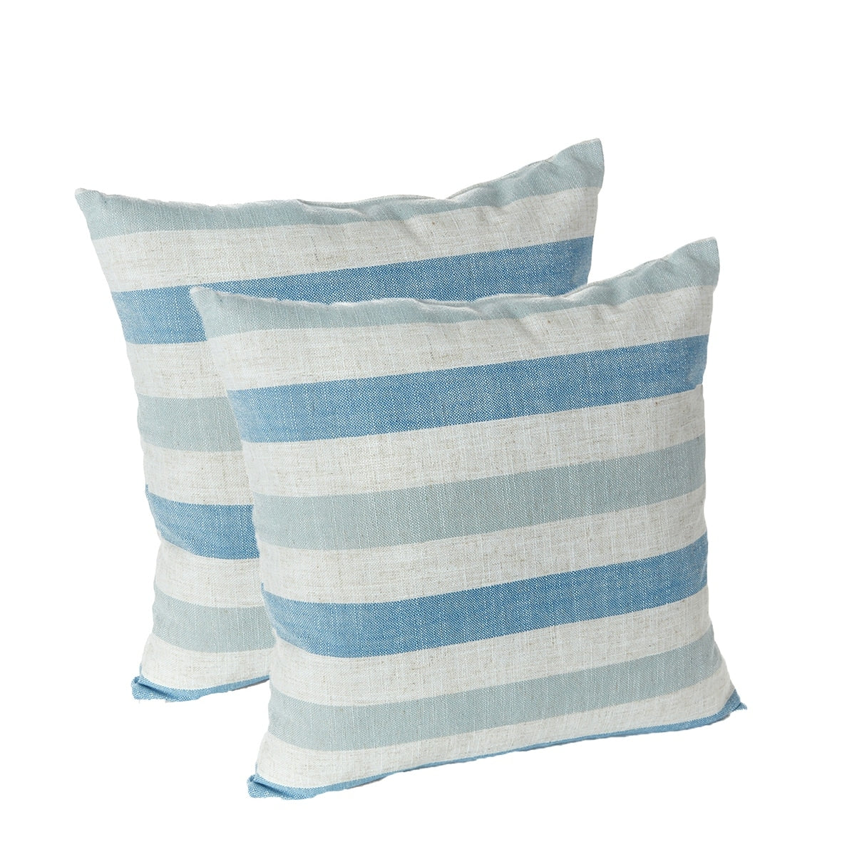 Liza Stripe 18 In. X 18 In. Decorative Throw Pillows Set Of 2
