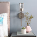 Lizel Textured Glass Modern Wall Sconce 19 H X 5.125 W X 5.5 D