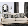 The Gray Barn Madeleine Way Contemporary Ivory Nailhead Sofa