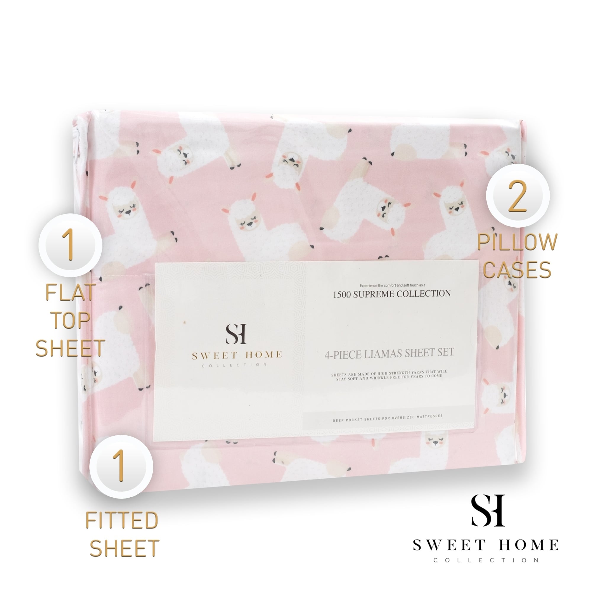 Llamas Sheet Set By Sweet Home Collection