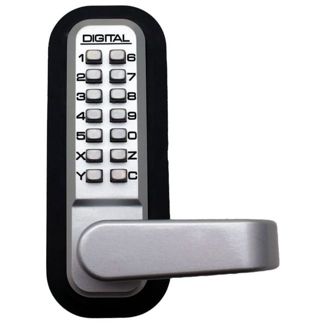 Lockey 2835 2000 Series Keyless Entry Single Combination Mechanical Lever Set With Optional Passage Function