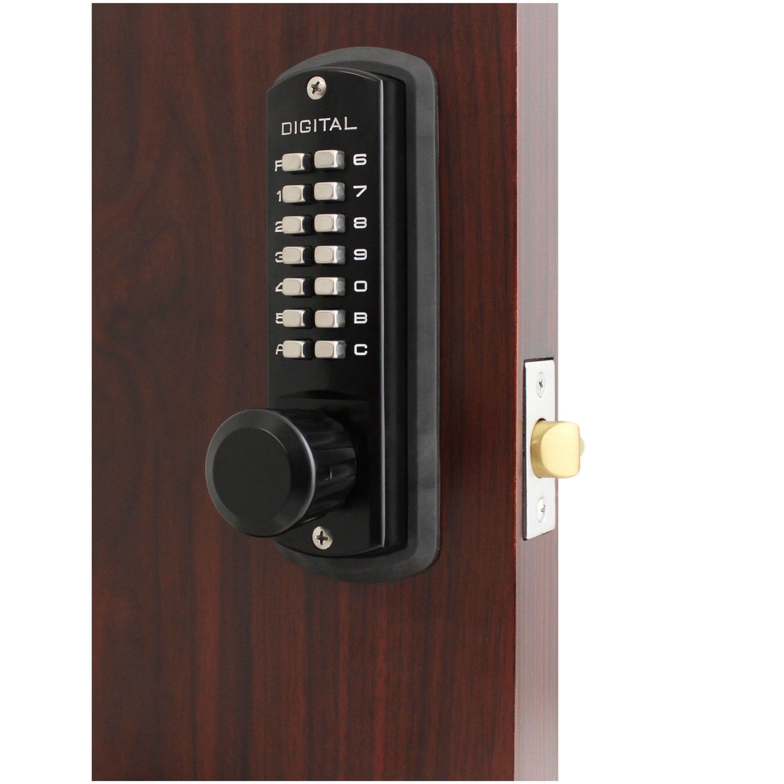 Lockey 3830Dc 3000 Series Keyless Entry Double Combination Mechanical Knob Set With Optional Passage Function