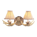 Vaxcel Lodge 2L Wall Light Noachian Stone
