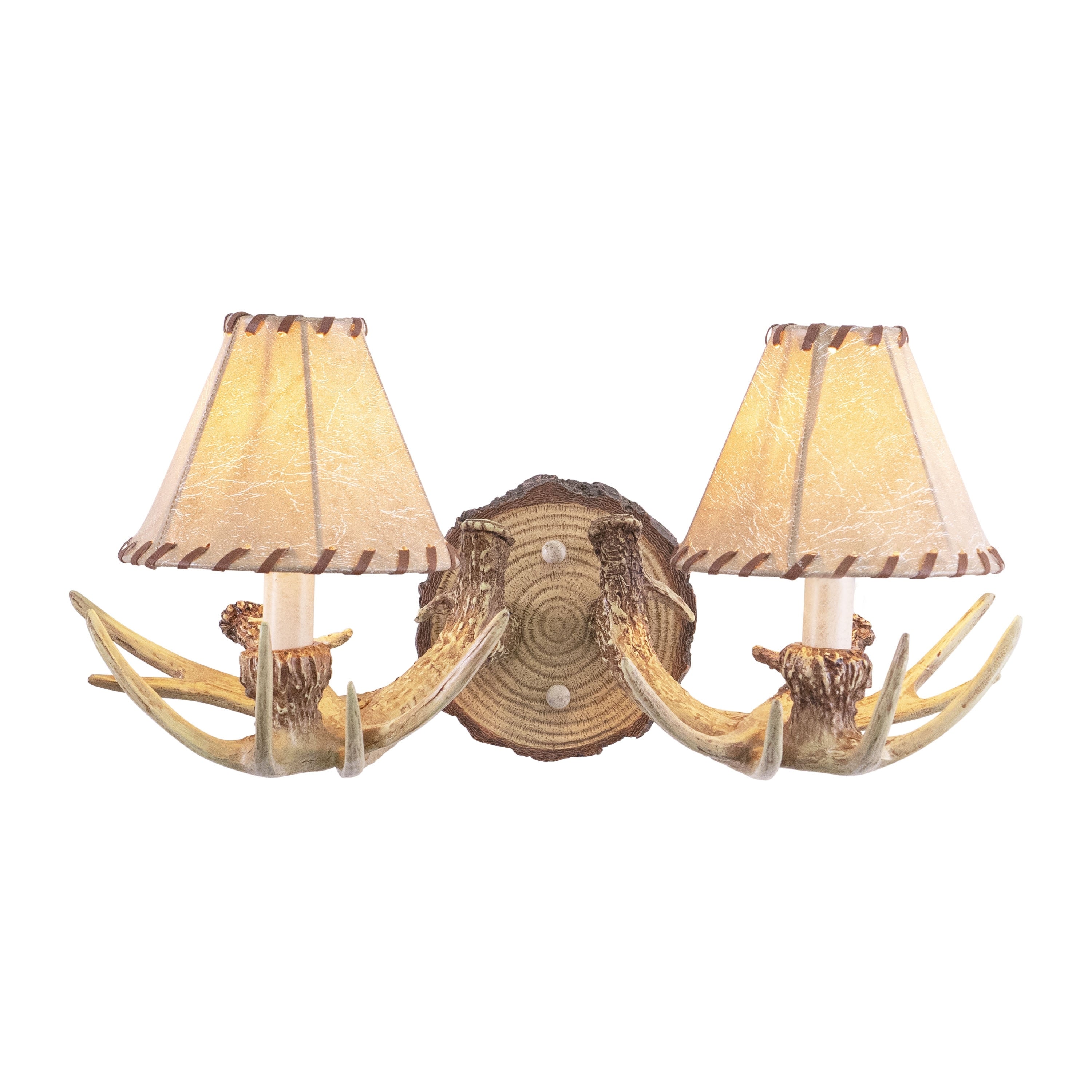 Vaxcel Lodge 2L Wall Light Noachian Stone