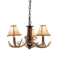 Vaxcel Lodge 3L Light Kit Downrod Mount Weathered Patina
