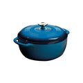 Lodge Blue Enamel 6 Quart Cast Iron Dutch Oven
