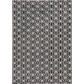 Loft Modern Geometric Star Grey Polypropylene Rug