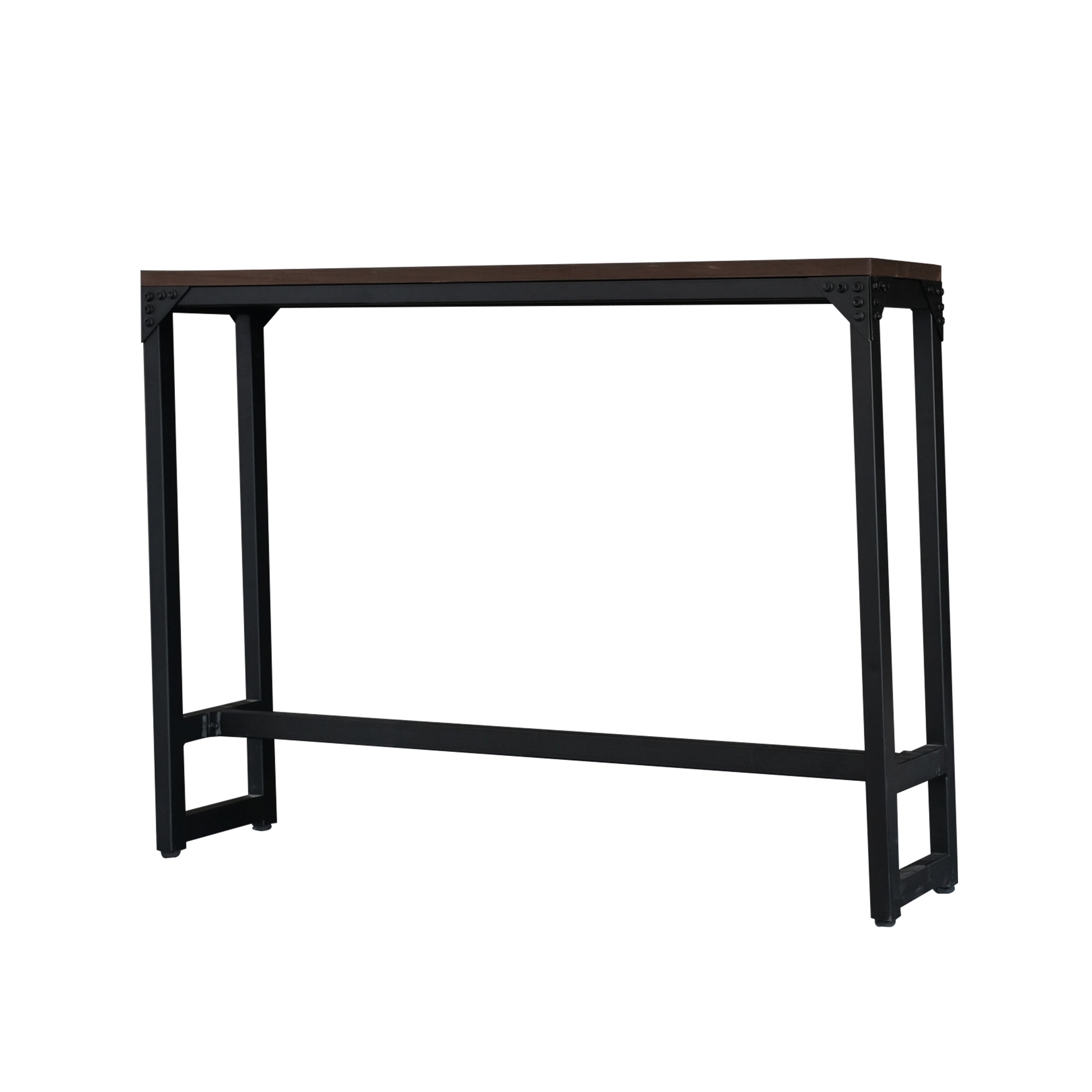 Logan Small Spaces Contemporary Industrial Bar Cocktail Table