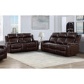 Logan Top Grain Italian Leather Sofa Loveseat Set