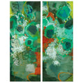 Lolly I Ii Abstract Wall Art Green