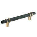 Amerock London 5 1 16 In 128 Mm Center To Center Black Bronze Golden Champagne Cabinet Pull