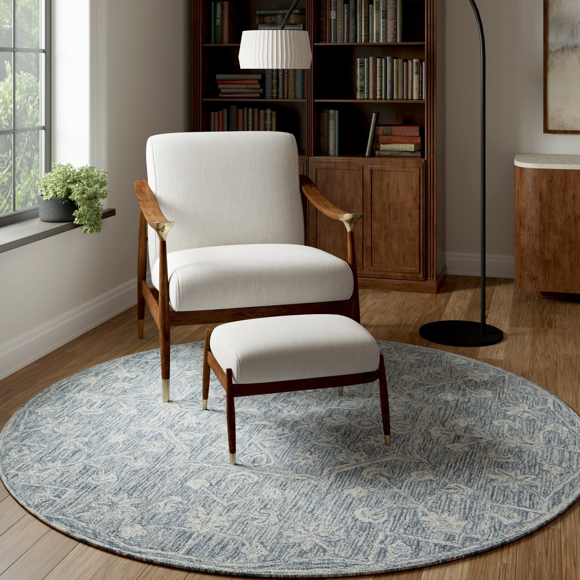 London Fog Homelyn Vintage Floral Wool Indoor Area Rug By Sevita