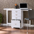 Harper Blvd London White Fold Out Organizer And Craft Desk