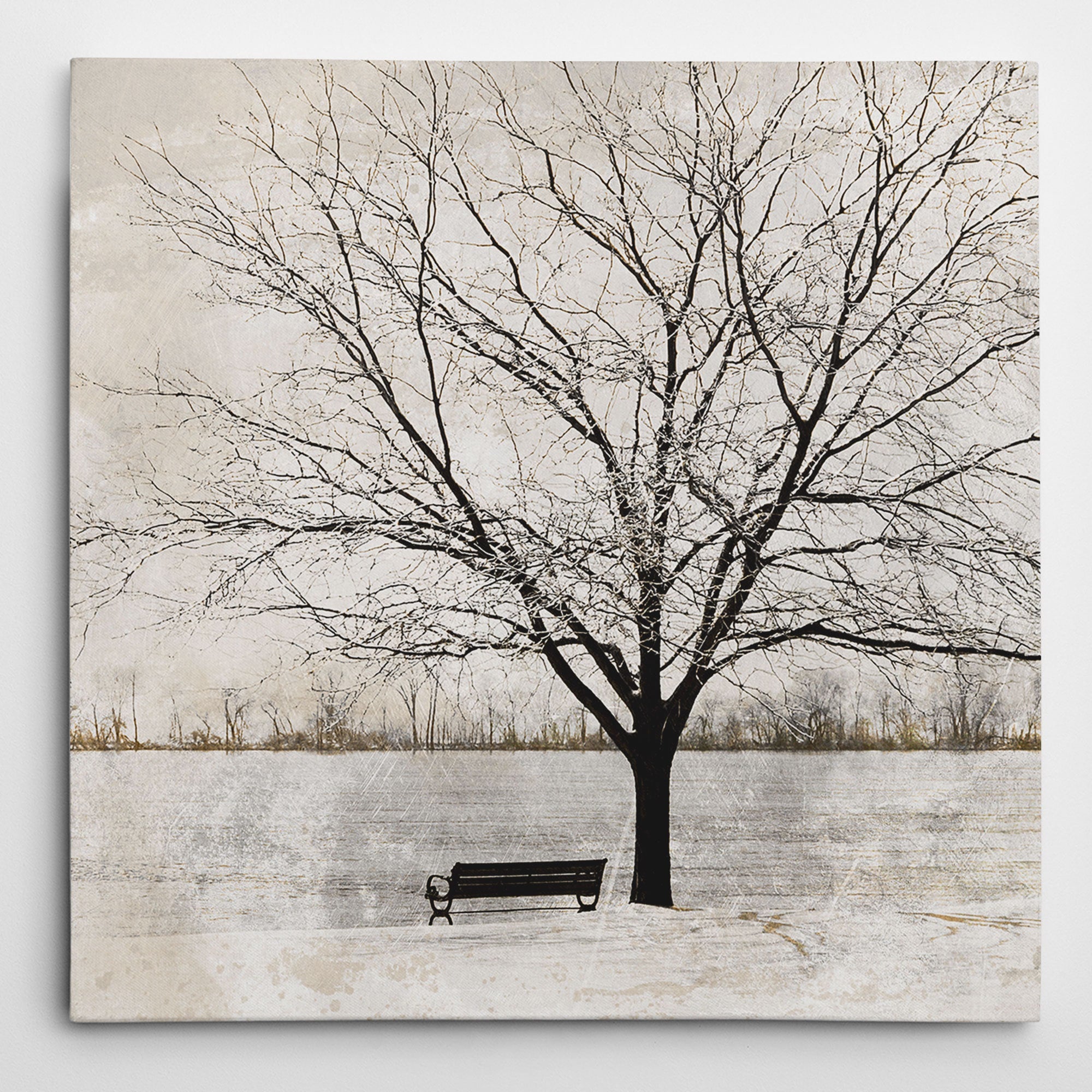 Eugene Tava Lonely Tree Canvas Wall Art