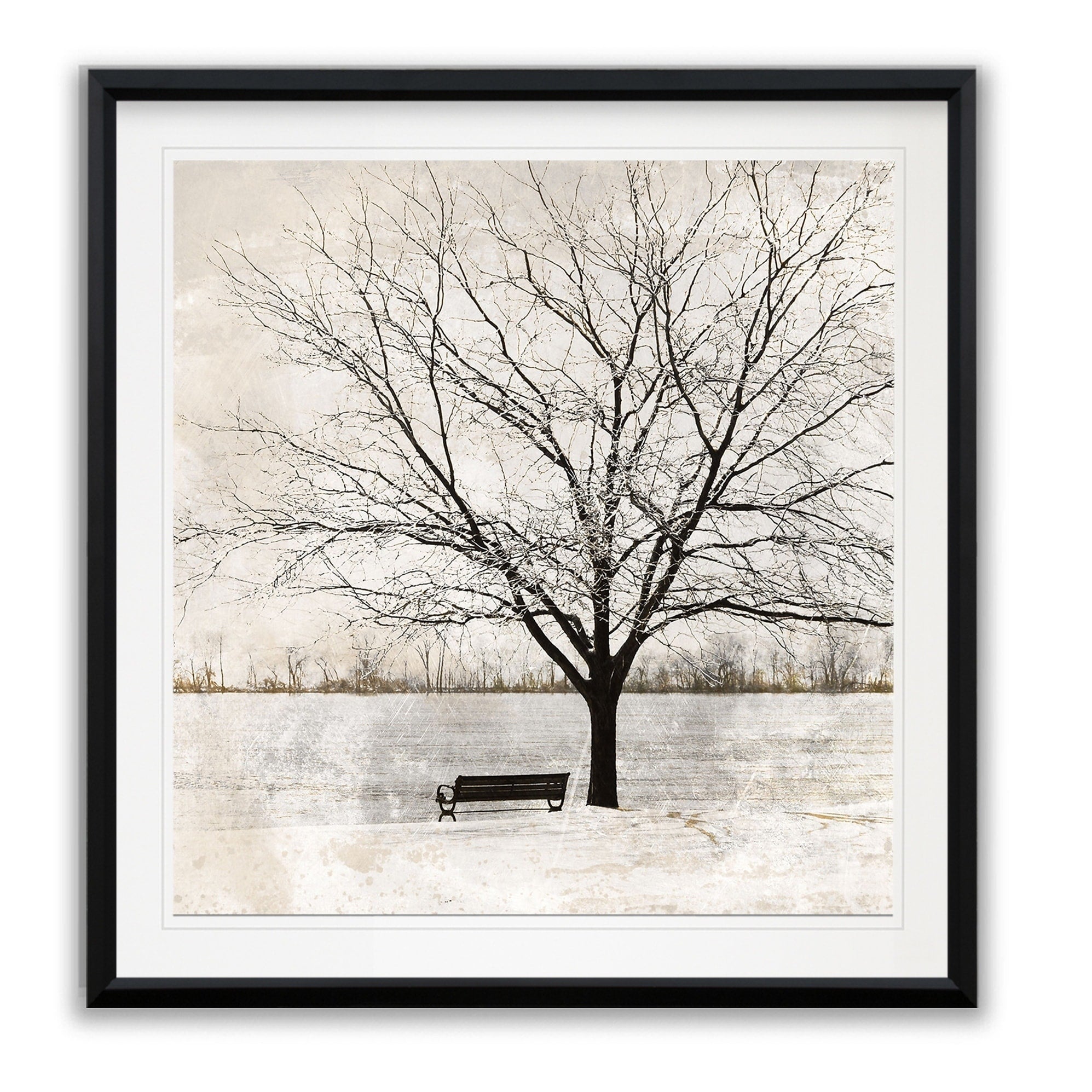 Lonely Tree Framed Giclee Print