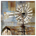 Long Barn Windmill By Mark Chandon Canvas Art Print
