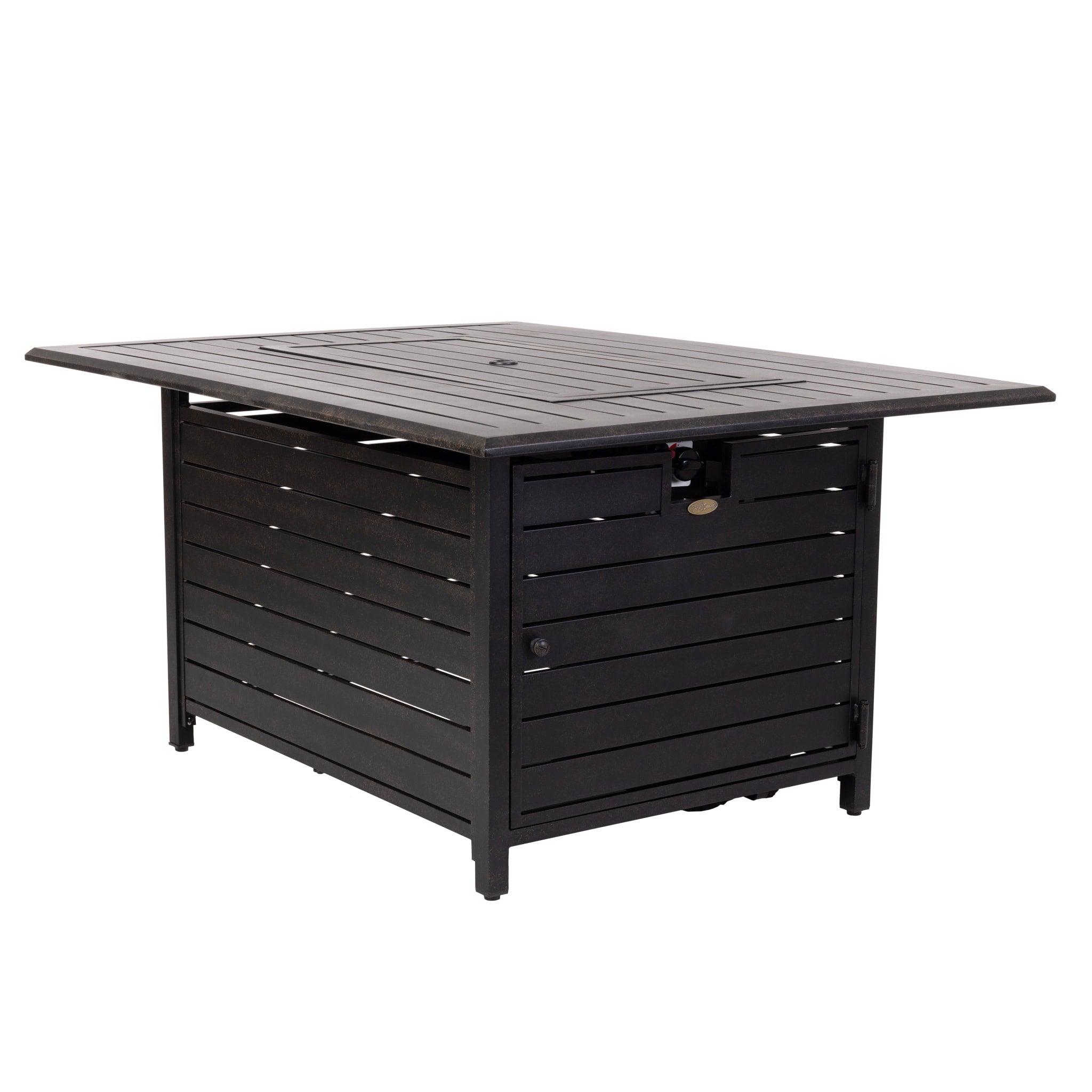 Longmont Aluminum Rectangular Lpg Fire Pit N A