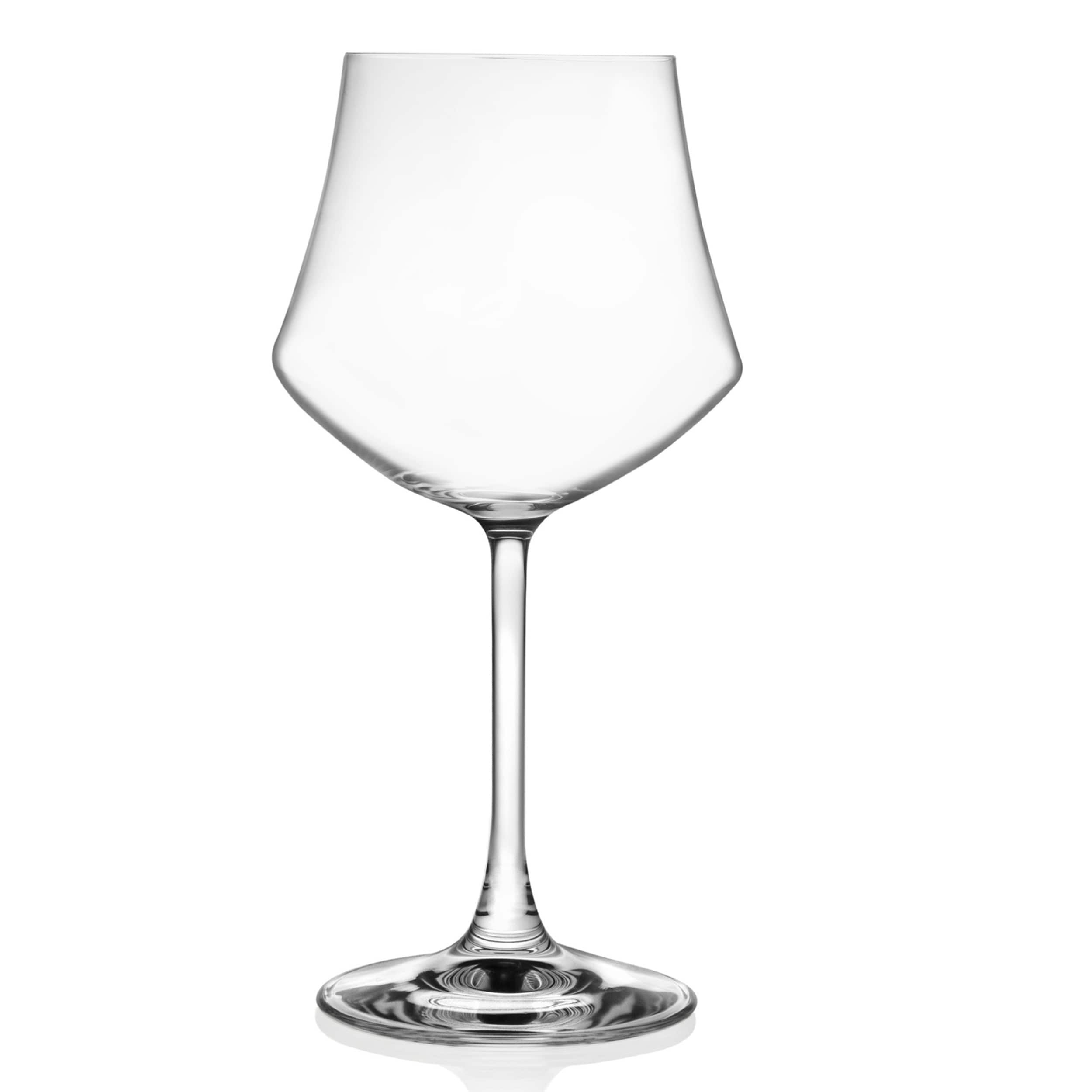 Lorren Home Trends Ego Collection Red Wine Stemmed Goblet Set Of 6