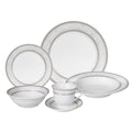 Lorren Home Trends Sirena 24 Piece Porcelain Dinnerware Set
