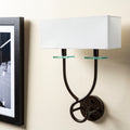 Loryn Classic Bronze 2 Light Wall Sconce 18.25 H X 13 W X 6.75 D