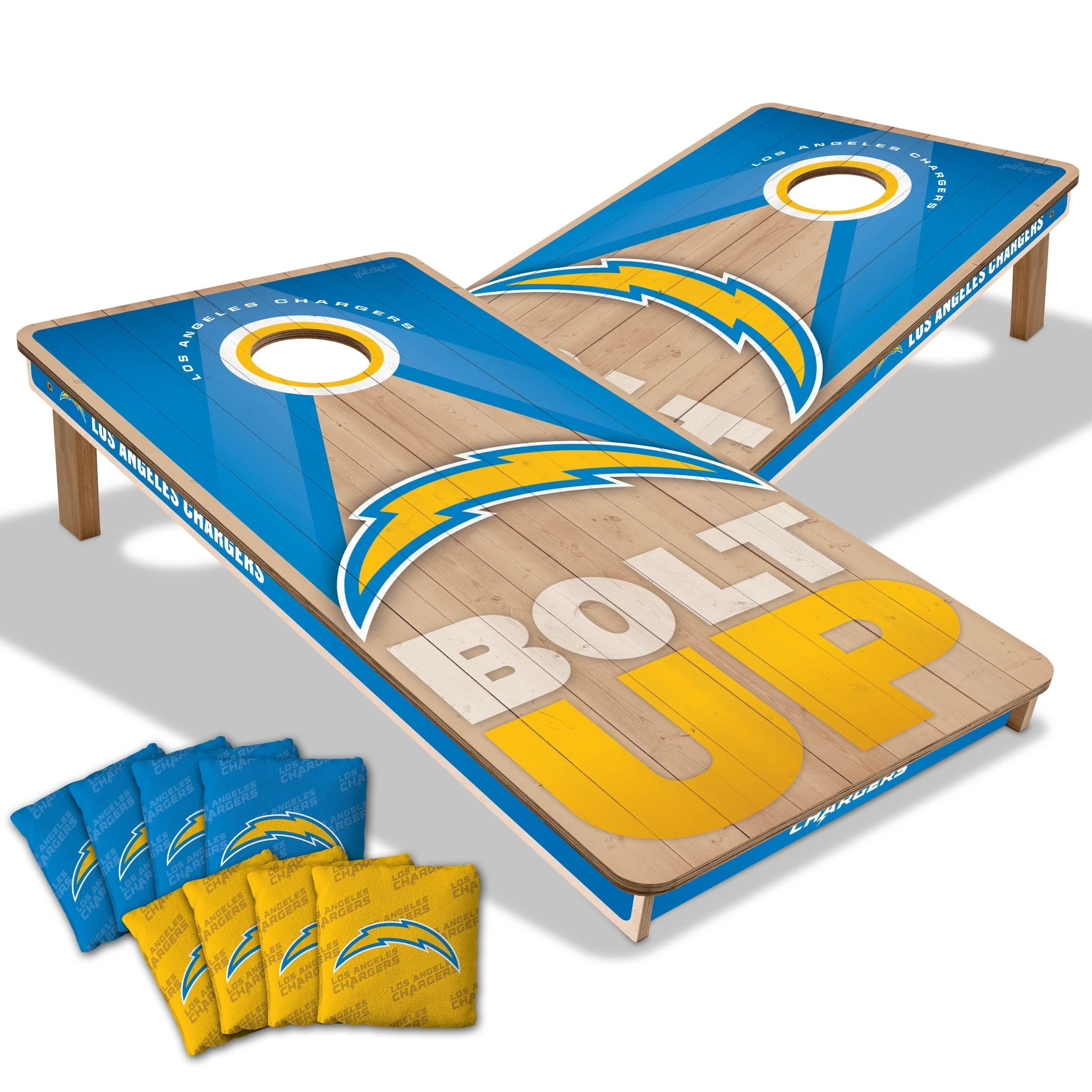 Los Angeles Chargers Nfl 2X4 Professional Cornhole Board Set