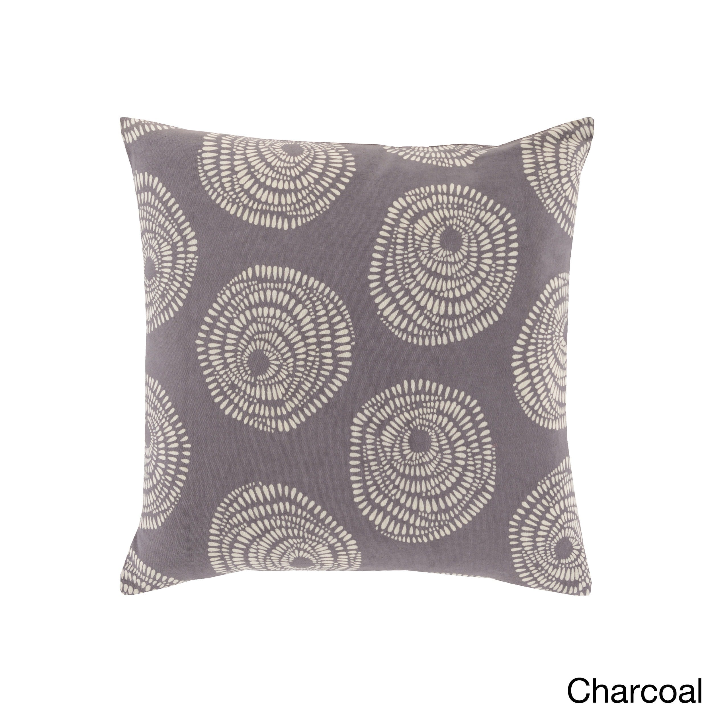 Decorative Cailyn Circles And Dots 20 Inch Throw Pillow