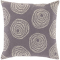 Decorative Cailyn Circles And Dots 22 Inch Throw Pillow