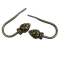 Instyledesign Lotus Antique Brass Curtain Holdback Pair N A