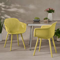 Lotus Outdoor Modern Dining Chair Set Of 2 By Christopher Knight Home 24.00 W X 20.50 L X 32.20 H