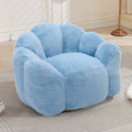 Lotus Style Compression Sofa Adult Bean Bag With Pull Ring Plush 43.7 X 39.76 X 26.77 Inches No Installation Required