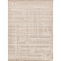 Lotus Hand Tufted Wool Bamboo Silk Beige Brown Area Rug