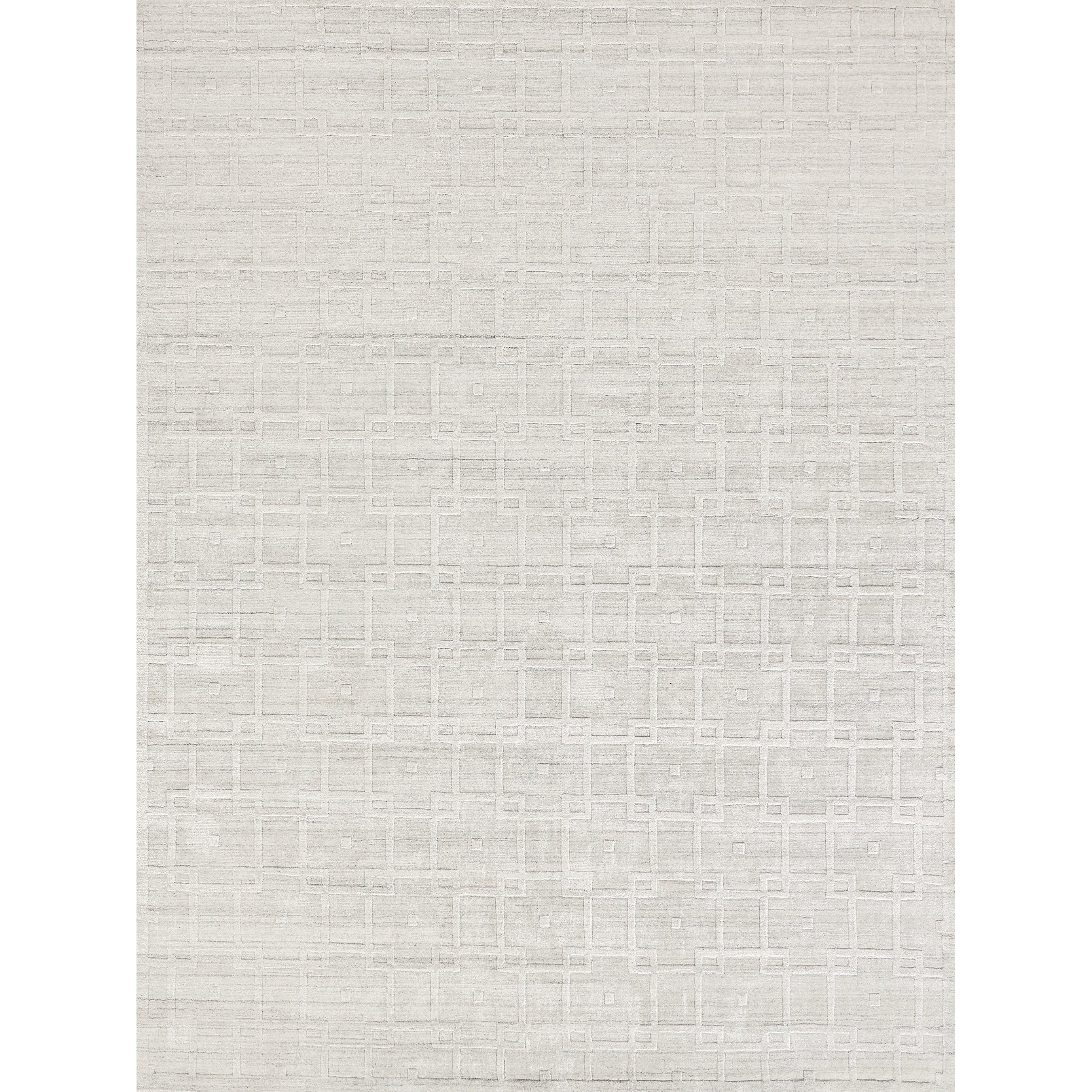 Lotus Hand Tufted Wool Bamboo Silk Ivory Area Rug