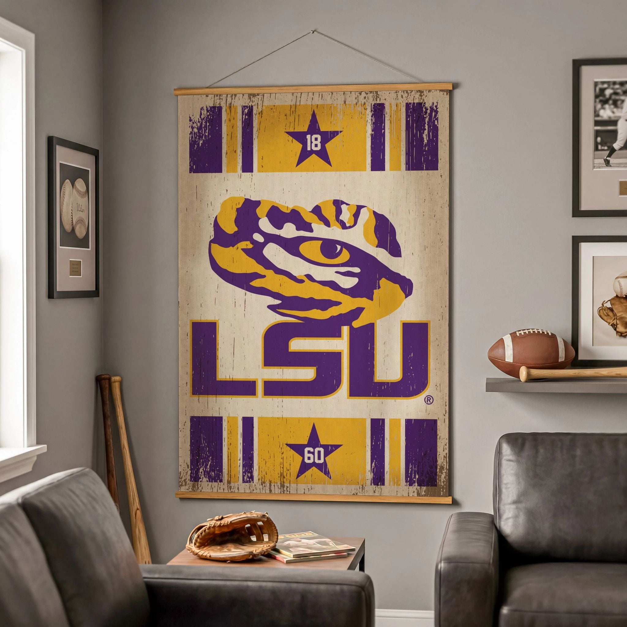 Louisiana State University Canvas Wall Tapestry