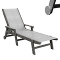 Lounge Chair Outdoor Chaise Lounge Outdoor With Wheels Patio Lounge Chair Adjustable 5 Position Recliner