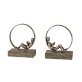Uttermost Lounging Reader Bookends Set Of 2