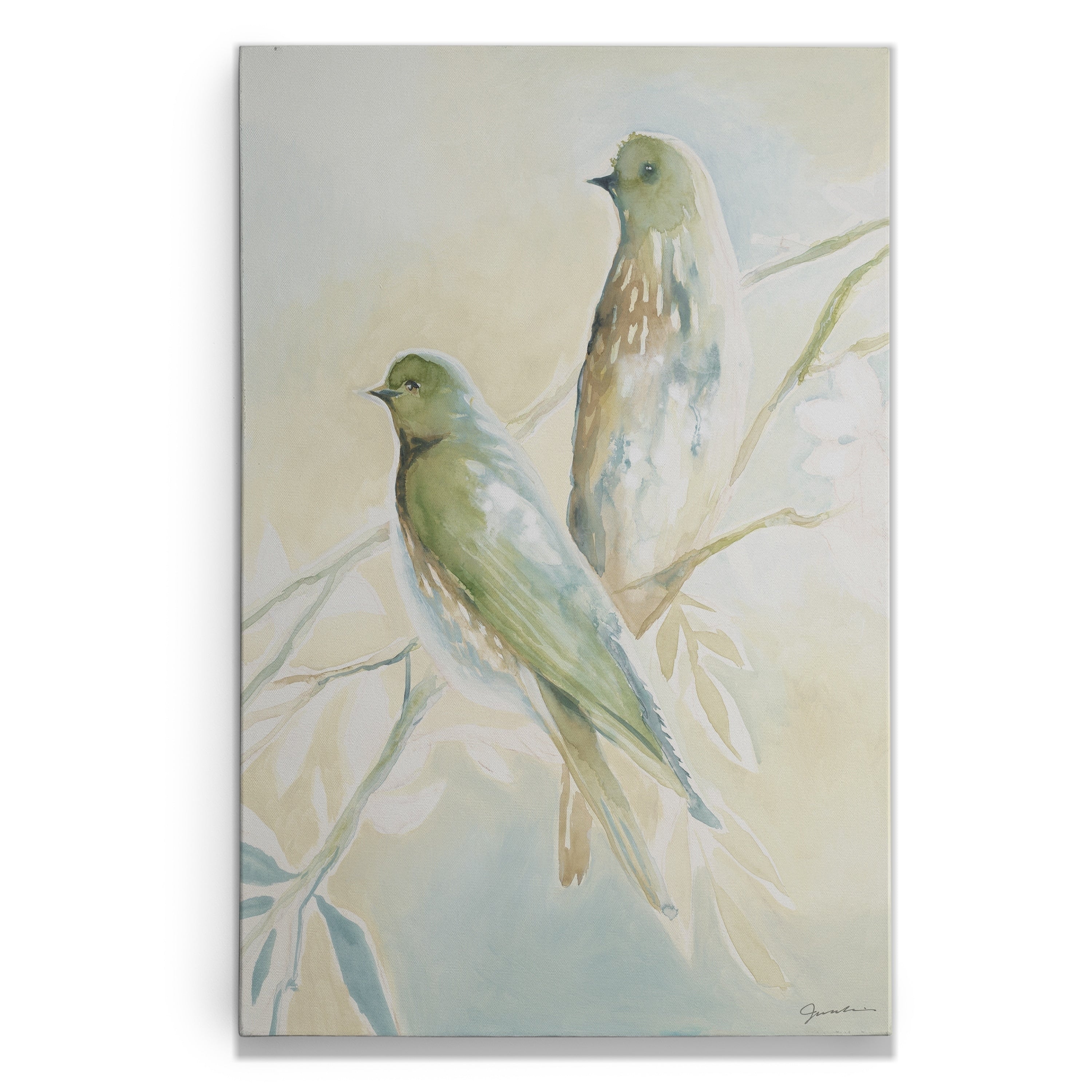 Love Birds Gallery Wrapped Canvas