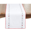 Love Script Cotton Table Runner Decorative Lined Table Runner For Dining Table 16 X72